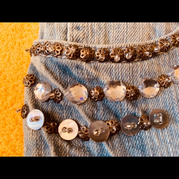 Pants - Denim shorts.